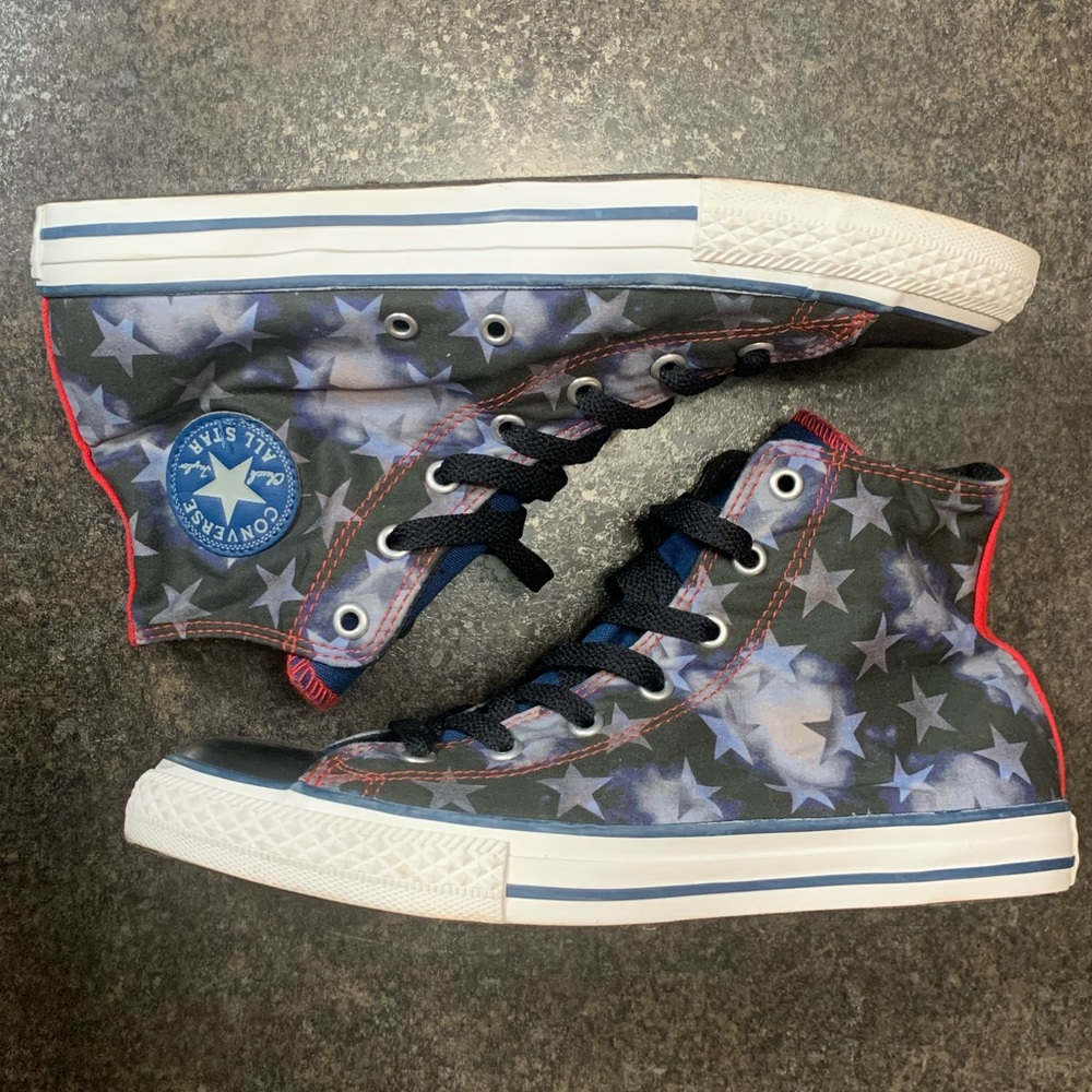 Converse Stars Red White Blue Patriotic Flag America July 4th